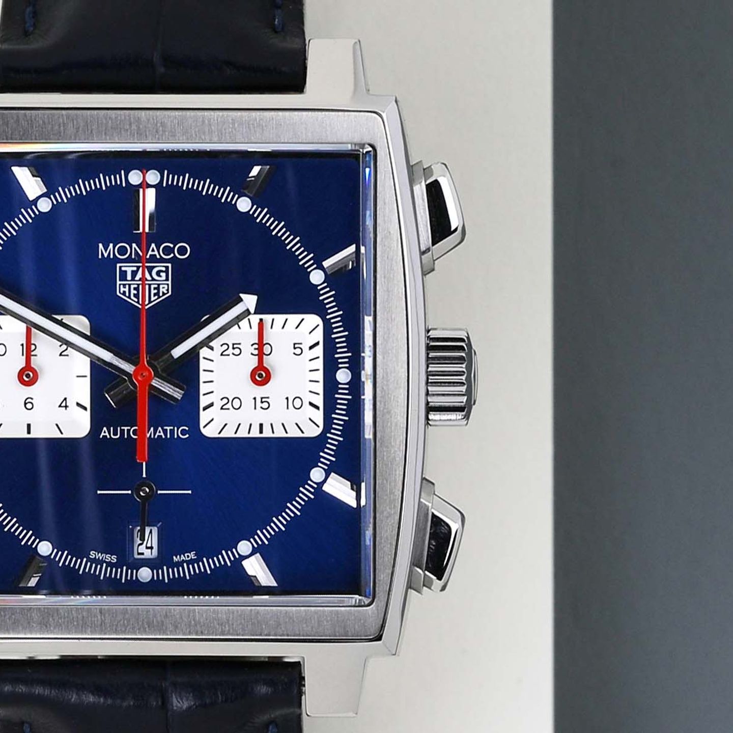 TAG Heuer Monaco CBL2111.FC6453 (2022) - Blauw wijzerplaat 39mm Staal (5/8)