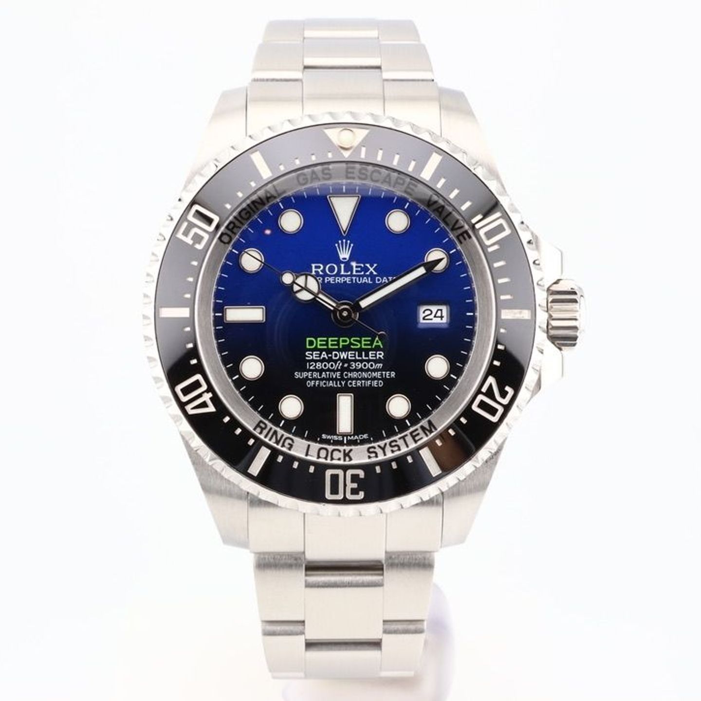 Rolex Sea-Dweller Deepsea 116660 (2017) - Blue dial 44 mm Steel case (2/16)