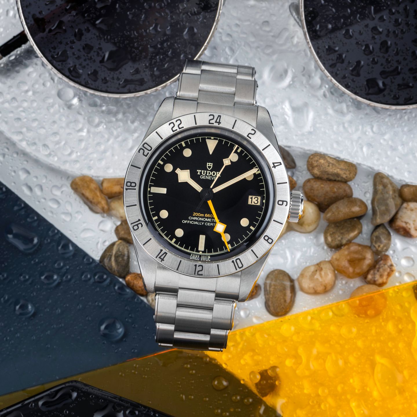 Tudor Black Bay 79470 (Onbekend (willekeurig serienummer)) - Zwart wijzerplaat 39mm Staal (1/8)