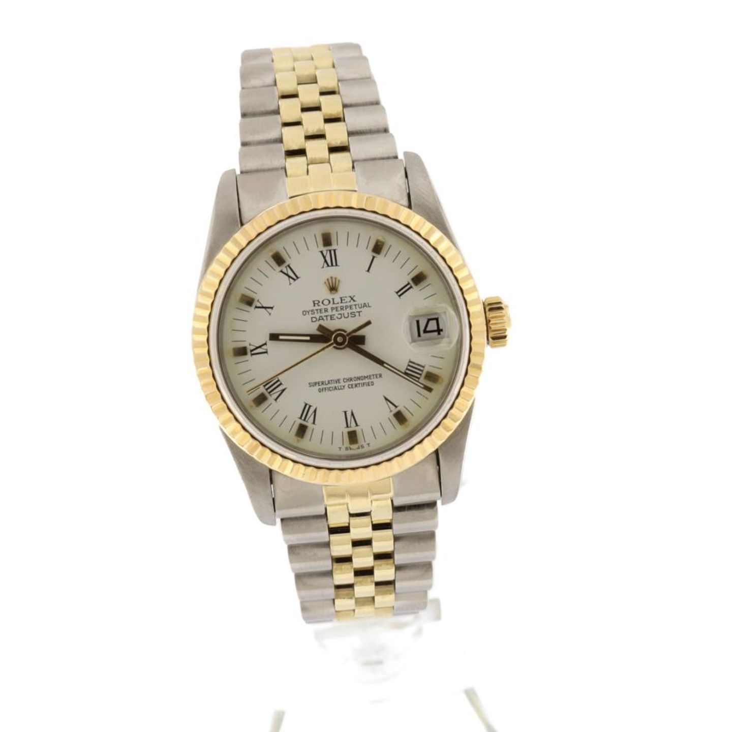 Rolex Datejust 31 68273 (1985) - White dial 31 mm Gold/Steel case (1/7)