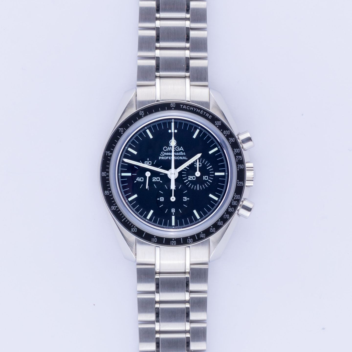 Omega Speedmaster Professional Moonwatch 3573.50.00 (2007) - Zwart wijzerplaat 42mm Staal (3/8)