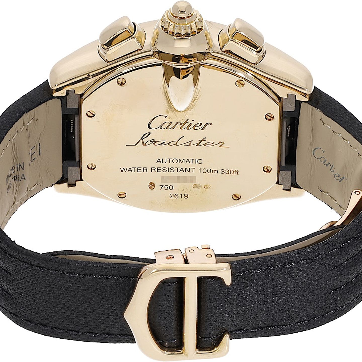 Cartier Roadster W62021Y3 (2017) - 48 mm Yellow Gold case (5/5)