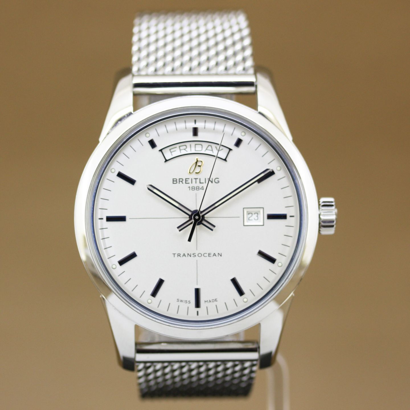 Breitling Transocean Day & Date A45310 (2017) - 43 mm Steel case (2/8)