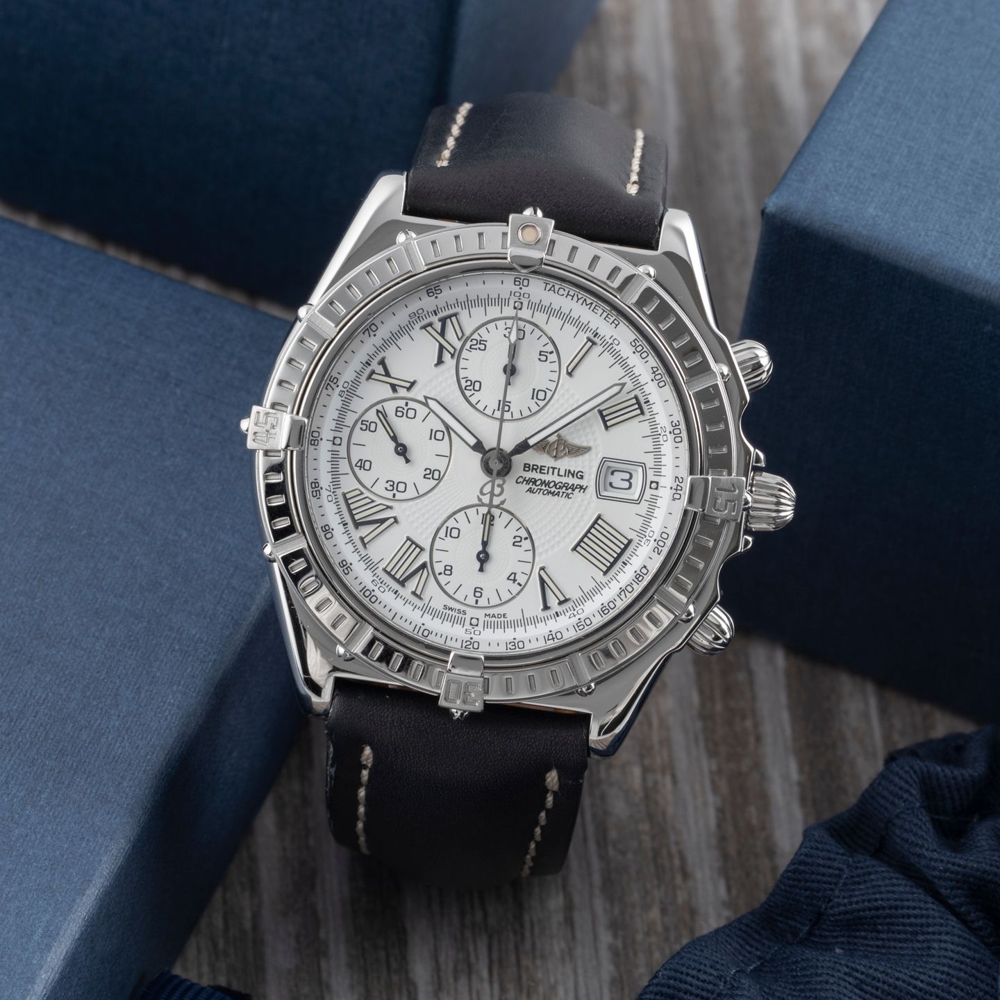 Breitling Crosswind Chronograph A13055 - (1/8)