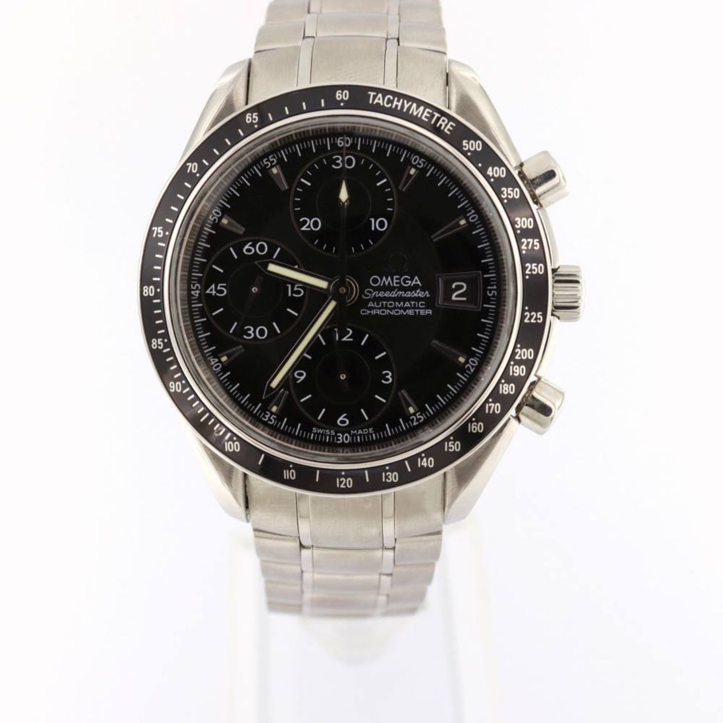 Omega Speedmaster Date 3210.50.00 (2012) - Black dial 40 mm Steel case (1/6)