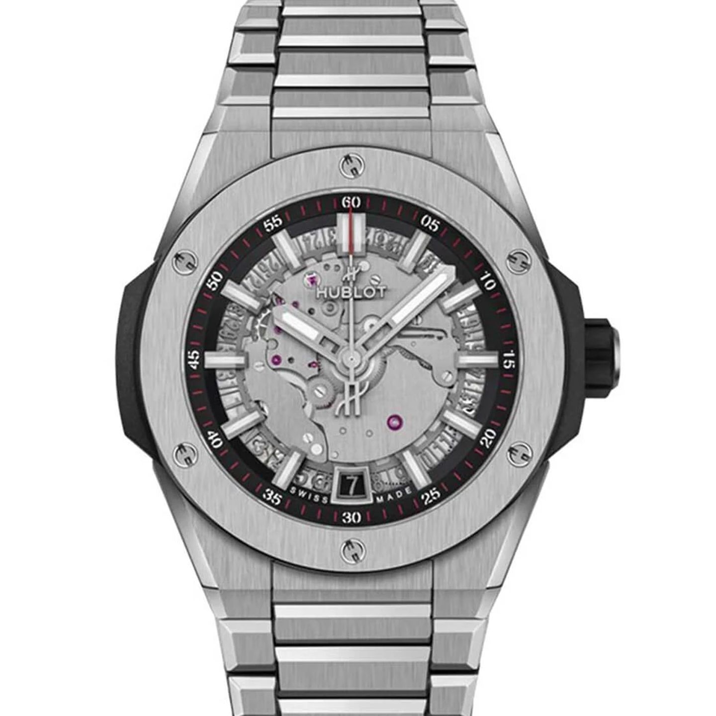 Hublot Big Bang 456.NX.0170.NX (2024) - Grijs wijzerplaat 40mm Titanium (1/3)