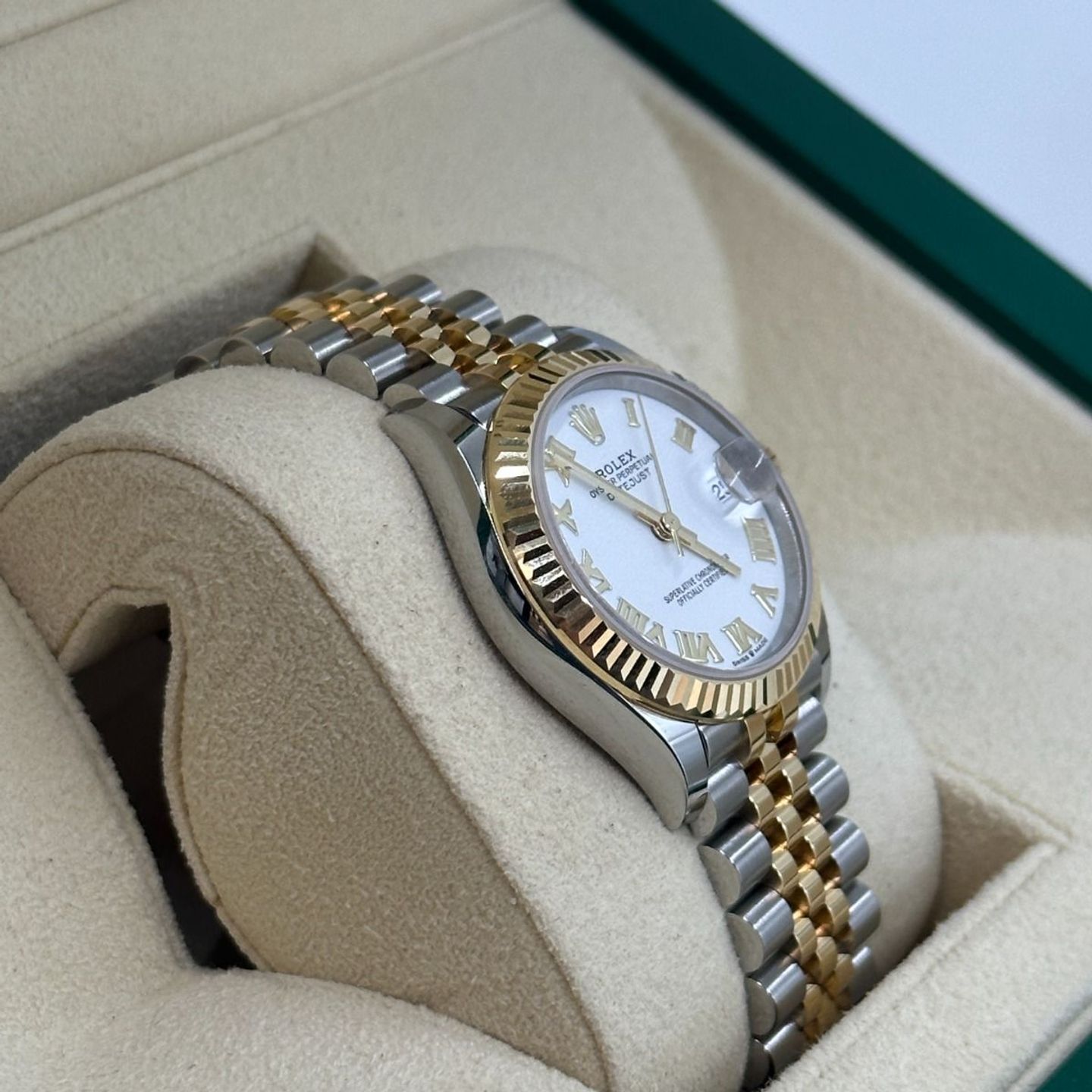 Rolex Datejust 31 278273 (2024) - Wit wijzerplaat 31mm Staal (7/8)