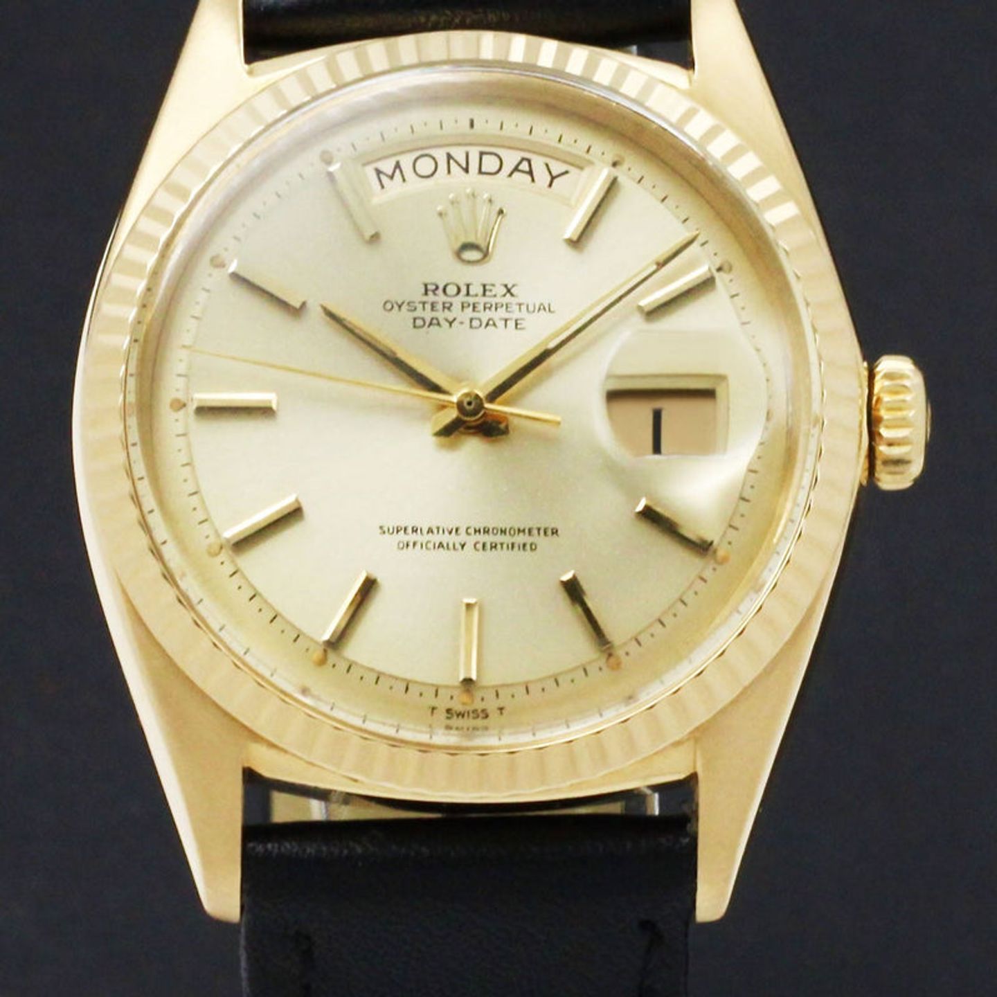 Rolex Day-Date 1803 (1965) - Gold dial 36 mm Yellow Gold case (1/7)