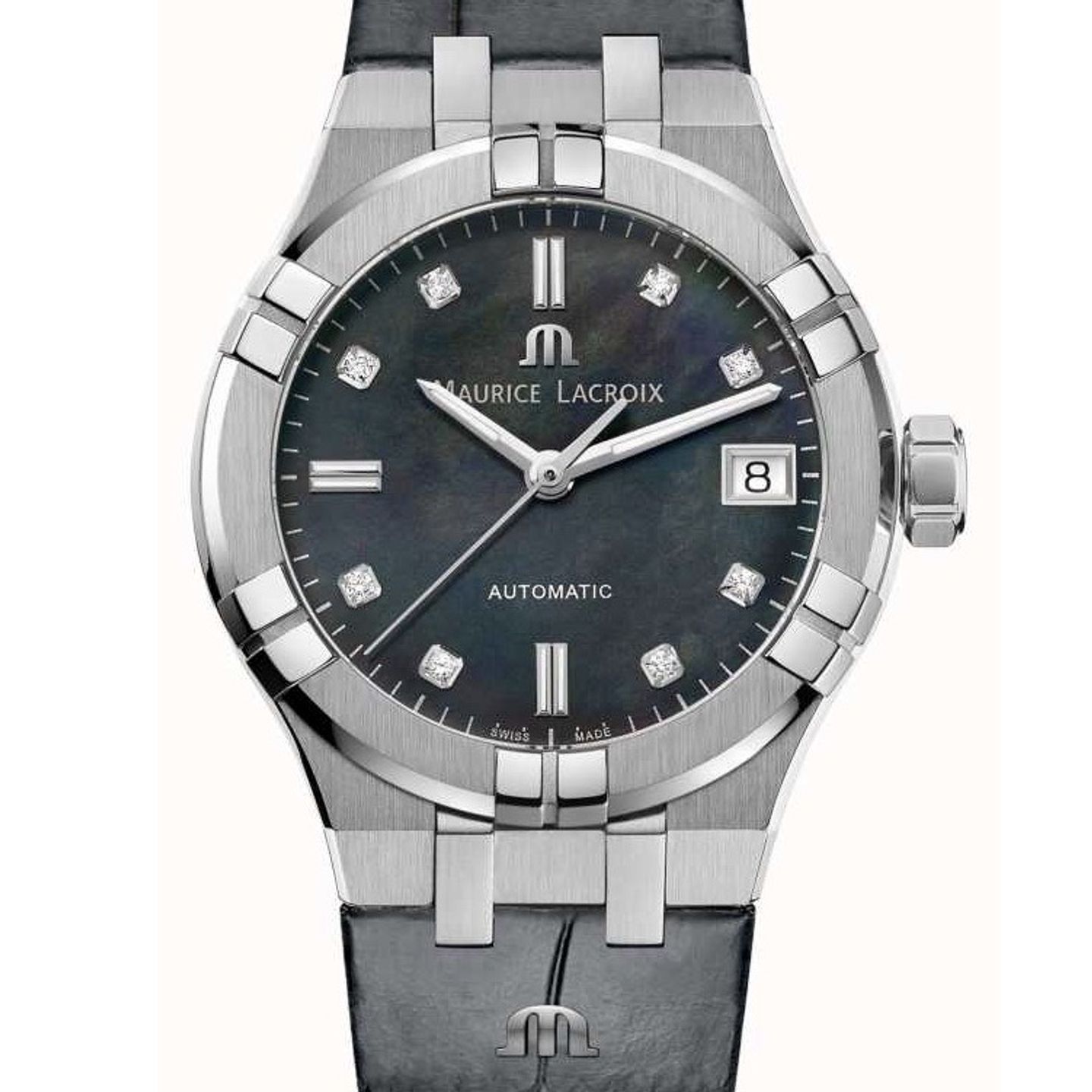 Maurice Lacroix Aikon AI6006-SS001-370-1 (2023) - Pearl dial 35 mm Steel case (1/3)