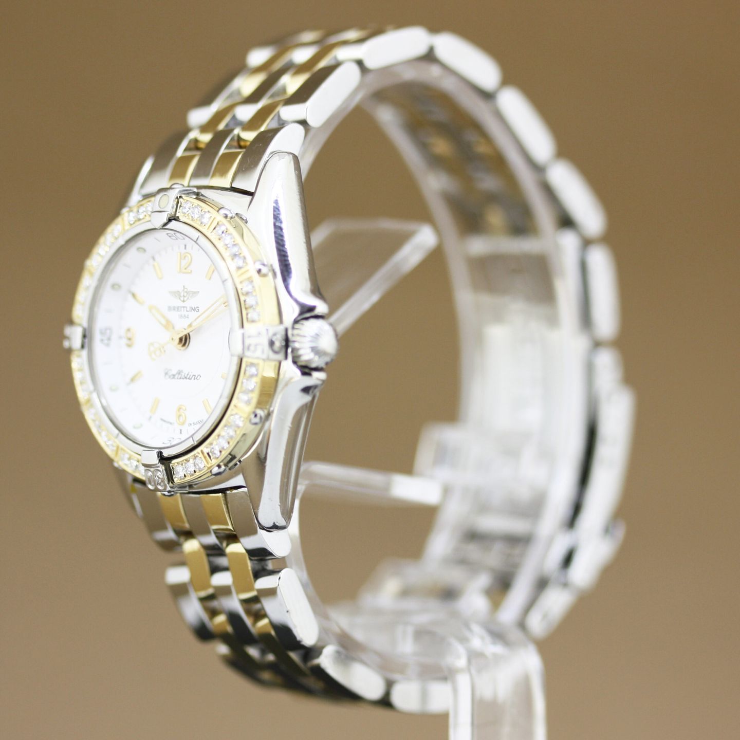 Breitling Callistino D52045.1 (1998) - 28 mm Steel case (5/8)