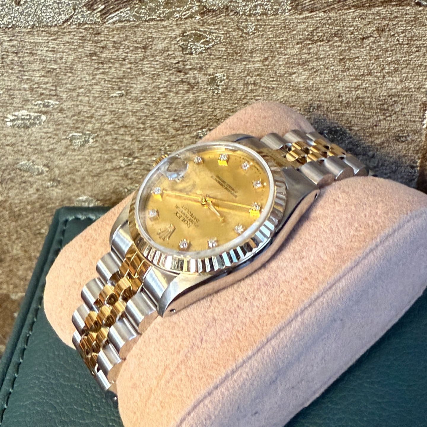 Rolex Datejust 31 68273 (1989) - Champagne wijzerplaat 31mm Goud/Staal (8/8)