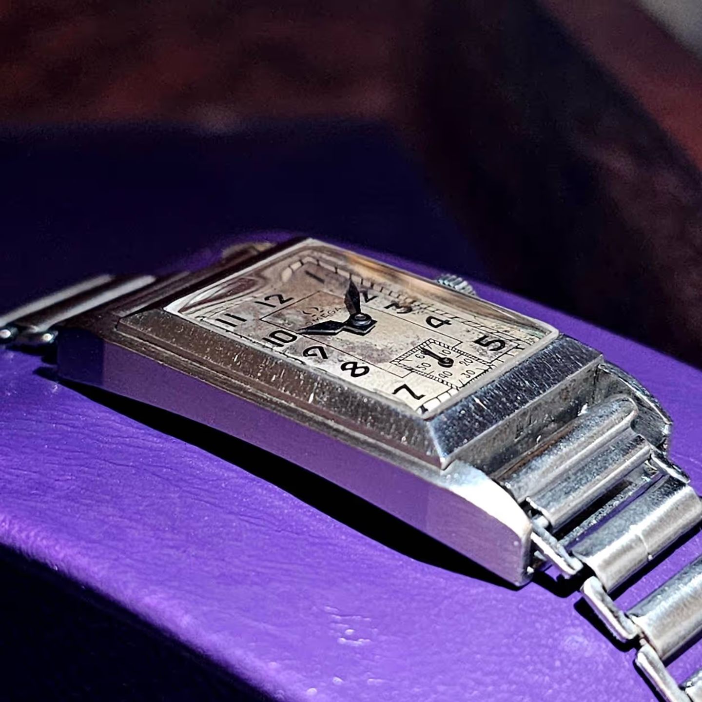 Omega Vintage Unknown (1920) - Silver dial 22 mm Steel case (3/4)