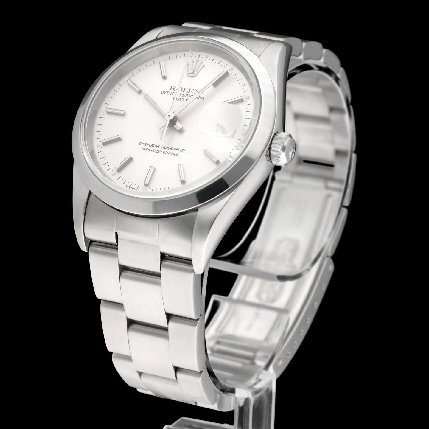 Rolex Oyster Perpetual Date 15200 (1999) - 34mm Staal (5/8)