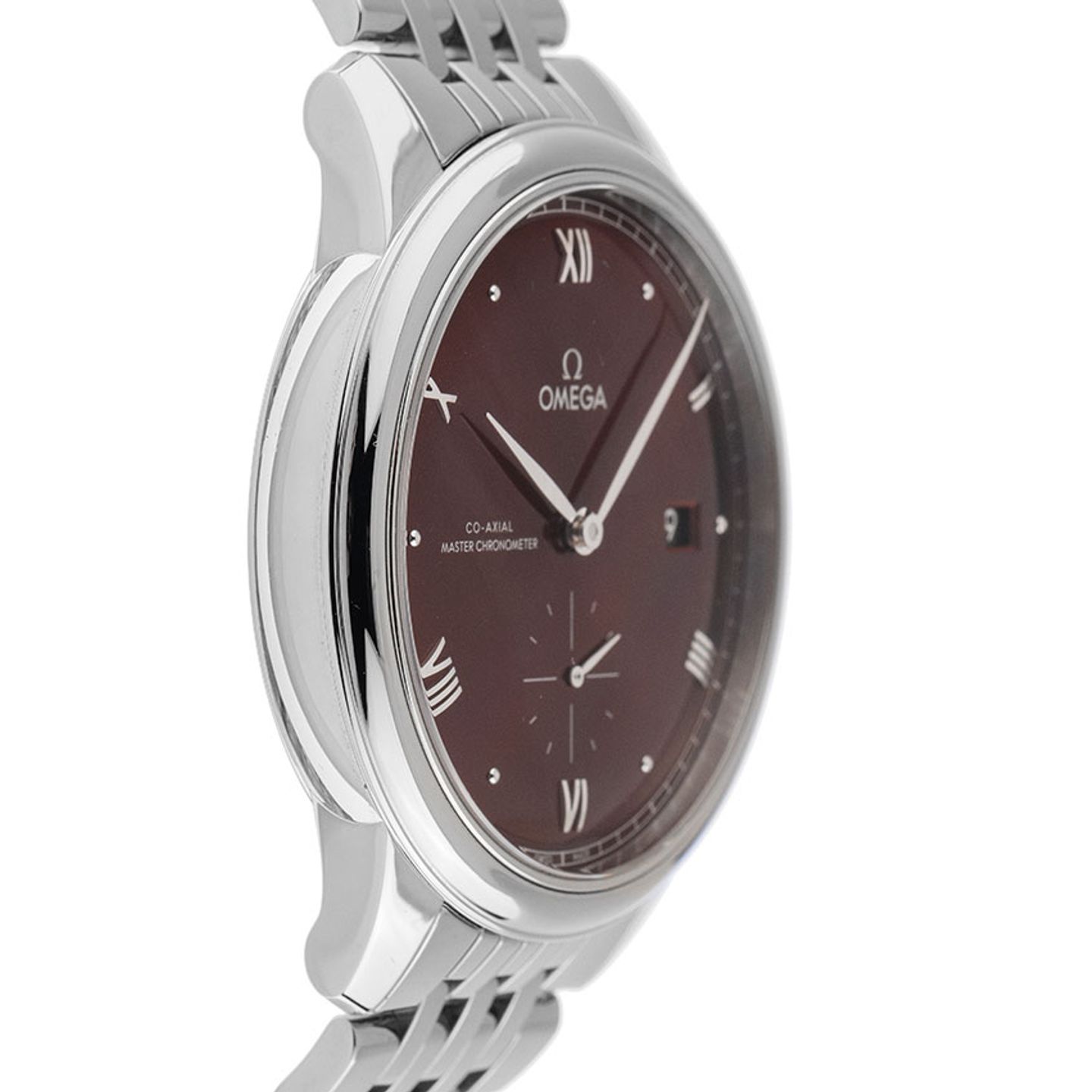 Omega De Ville 434.10.41.20.11.001 (2025) - Rood wijzerplaat 41mm Staal (5/7)