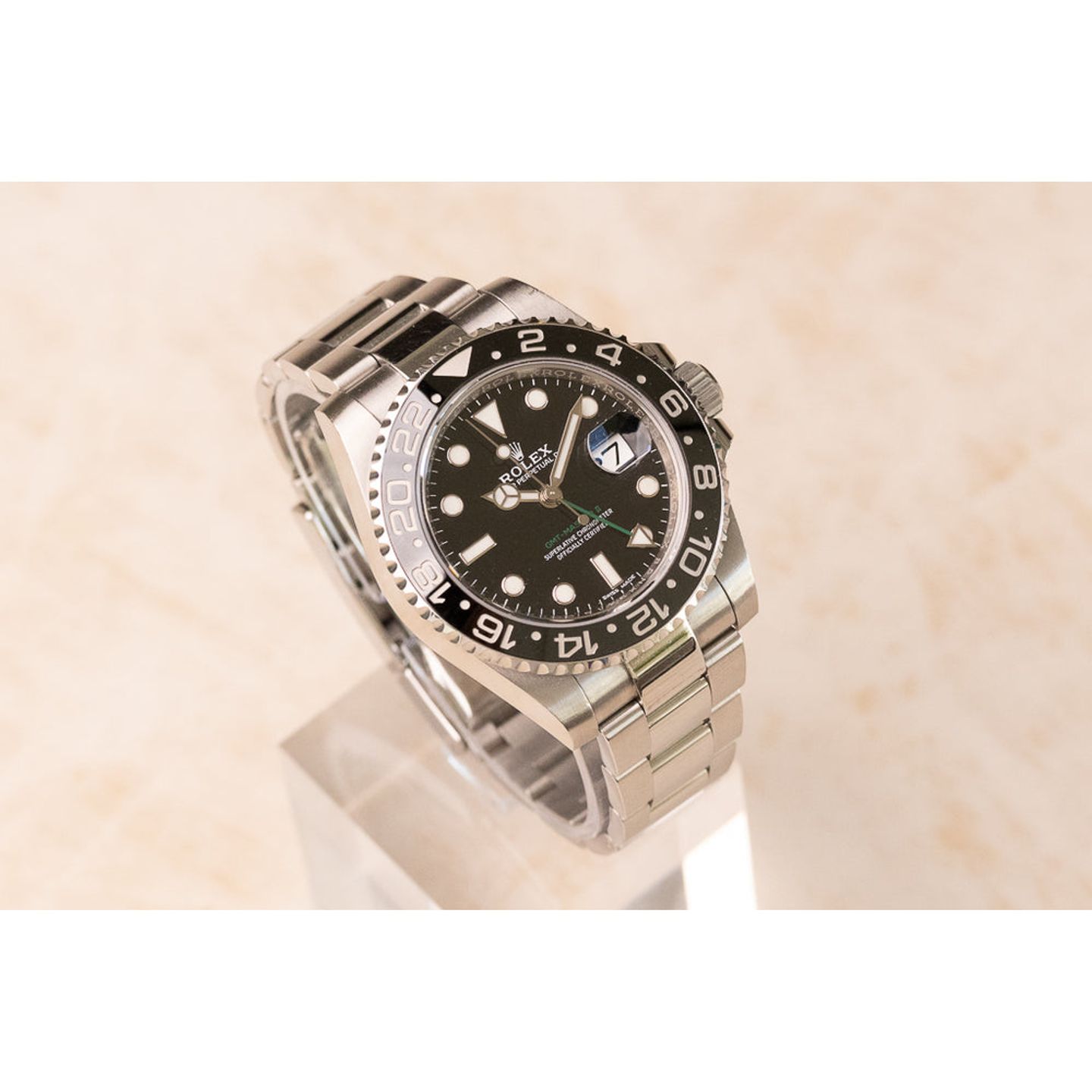 Rolex GMT-Master II 126710GRNR (2019) - Black dial 40 mm Steel case (1/8)