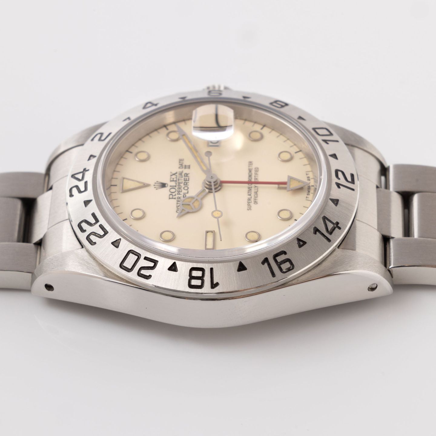 Rolex Explorer II 16550 (1985) - White dial 40 mm Steel case (7/8)