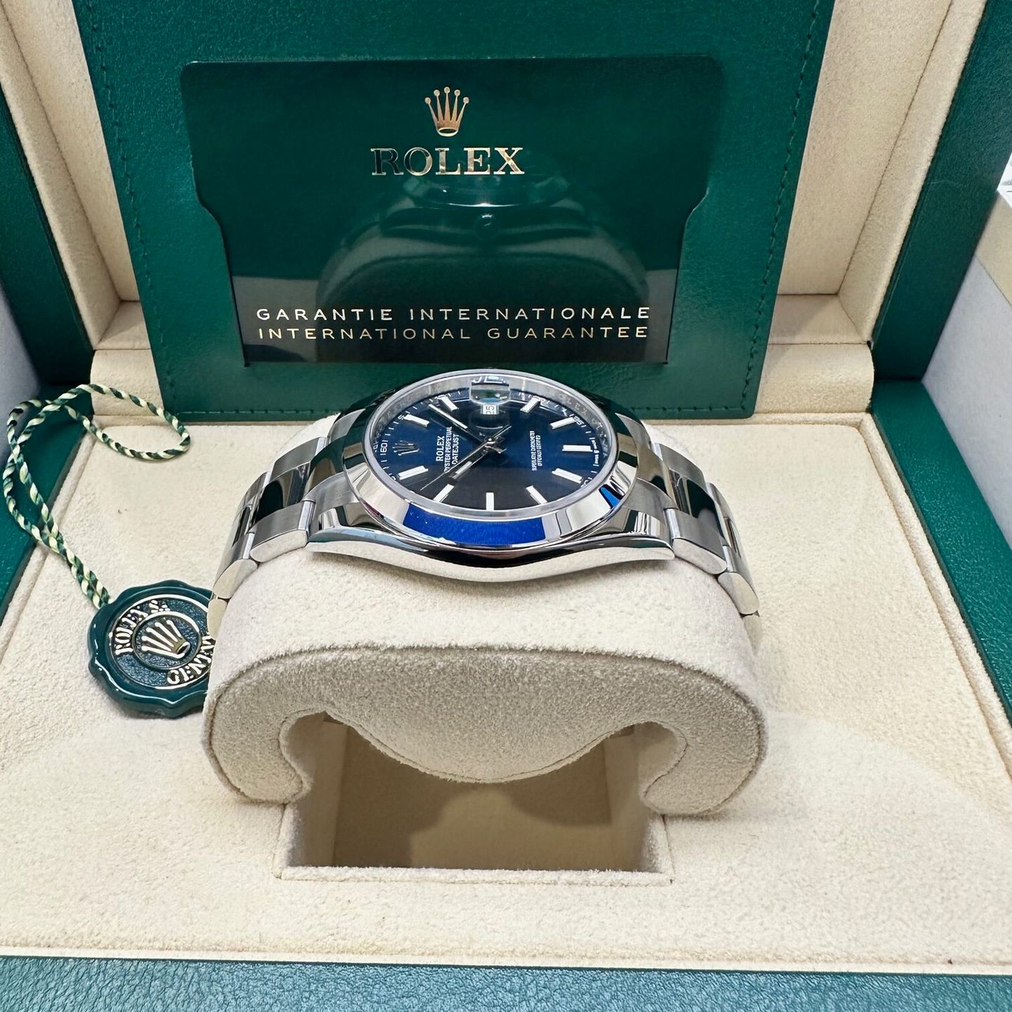 Rolex Datejust 41 126300 (2023) - Blue dial 41 mm Steel case (4/6)
