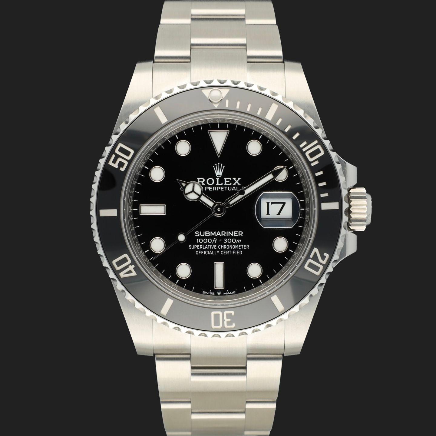 Rolex Submariner Date 126610LN (2024) - Zwart wijzerplaat 41mm Staal (3/8)