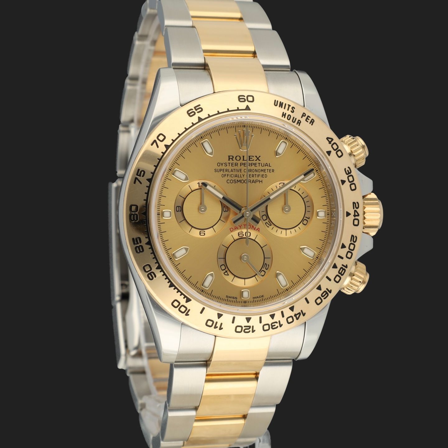 Rolex Daytona 116503 (2023) - Champagne dial 40 mm Gold/Steel case (4/8)