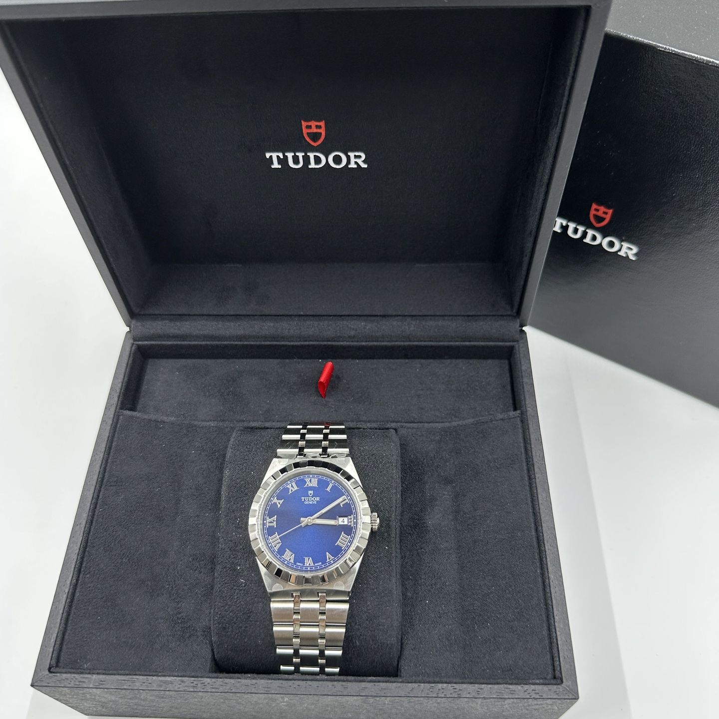 Tudor Royal 28500-0005 (2023) - Blauw wijzerplaat 38mm Staal (5/8)