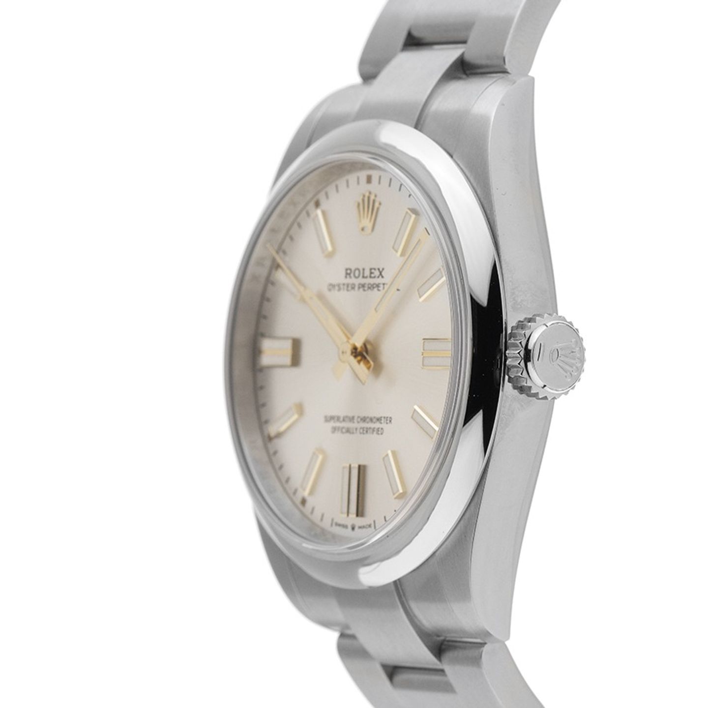 Rolex Oyster Perpetual 41 134300 (2025) - Silver dial 41 mm Steel case (4/7)