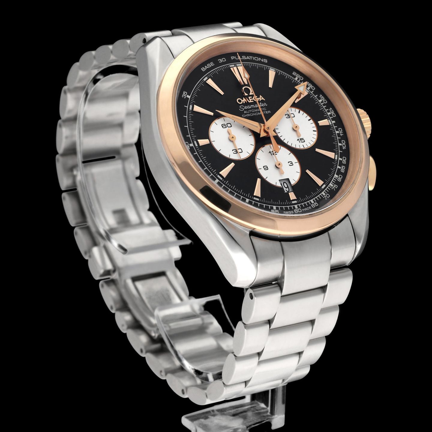 Omega Seamaster Aqua Terra 221.20.42.40.01.002 (2006) - Black dial 42 mm Steel case (6/8)