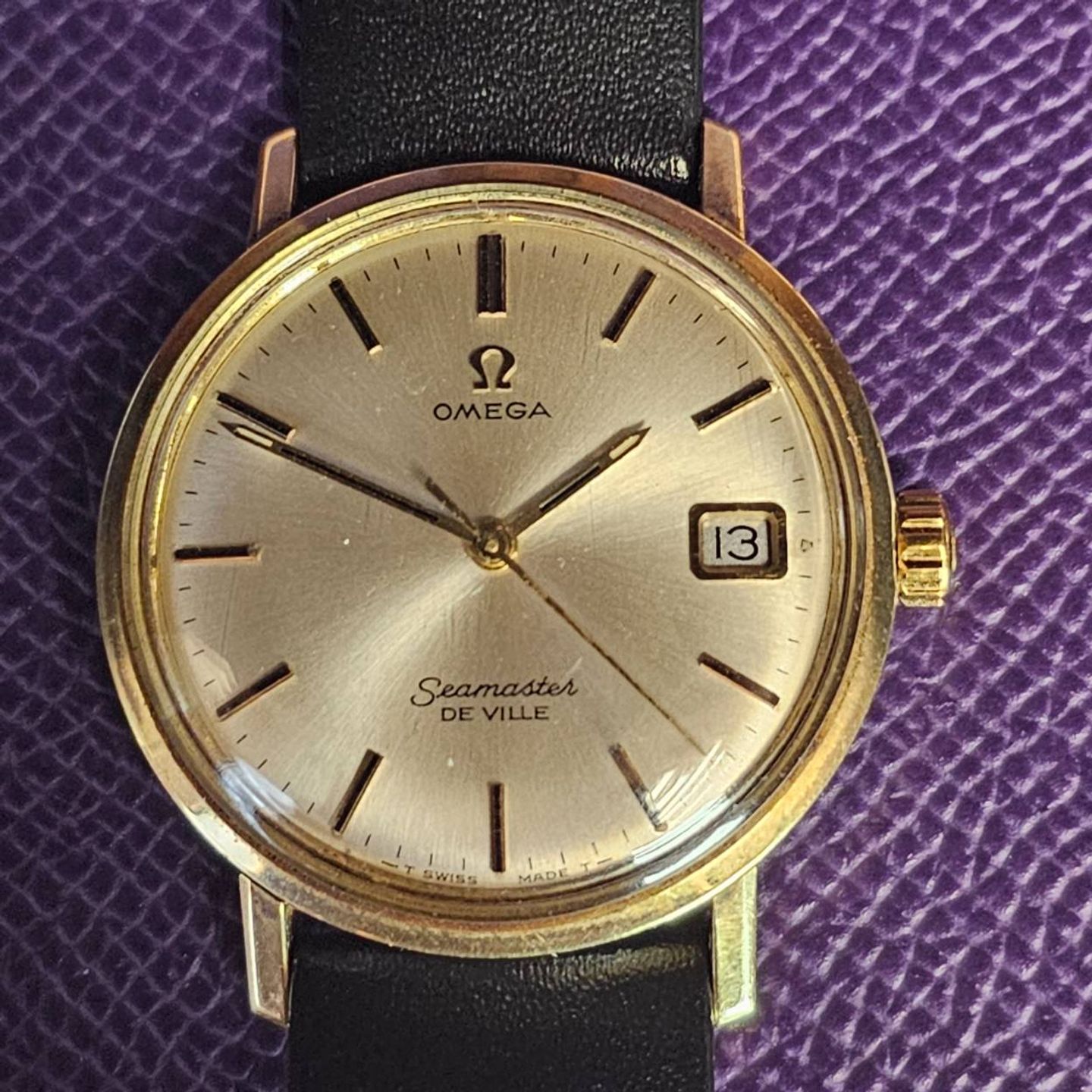 Omega Seamaster DeVille Unknown (Unknown (random serial)) - Champagne dial 34 mm Steel case (2/5)