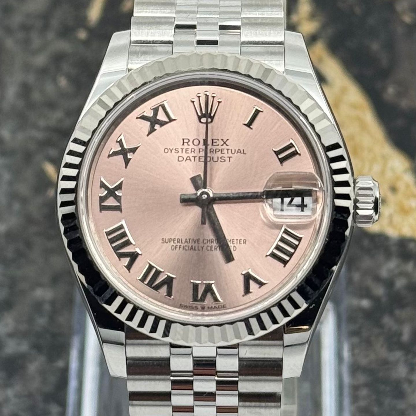 Rolex Datejust 31 278274 (2025) - Roze wijzerplaat 31mm Staal (4/8)