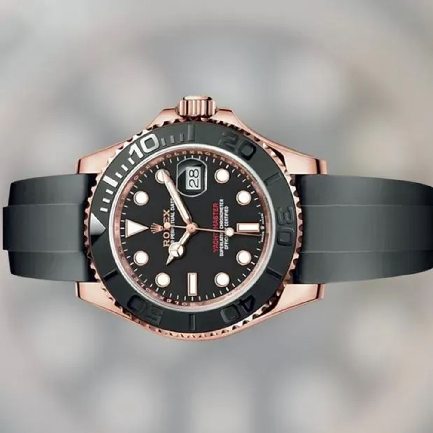 Rolex Yacht-Master 40 126655 (2024) - Zwart wijzerplaat 40mm Roségoud (3/5)