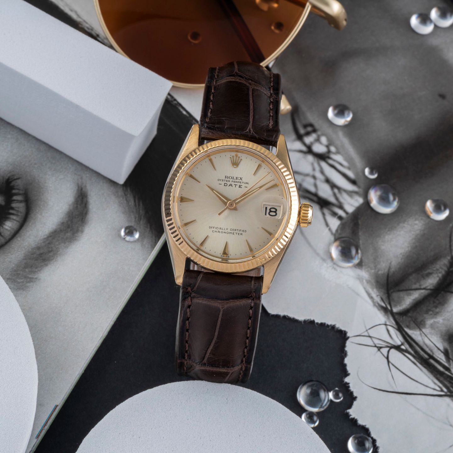 Rolex Oyster Perpetual Date 6627 (1963) - 31 mm (1/8)