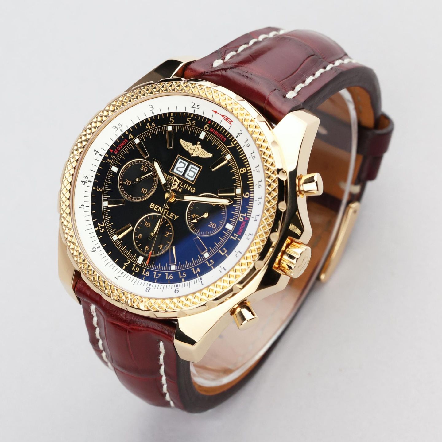 Breitling Bentley 6.75 K44362 (2008) - 48 mm Yellow Gold case (4/8)