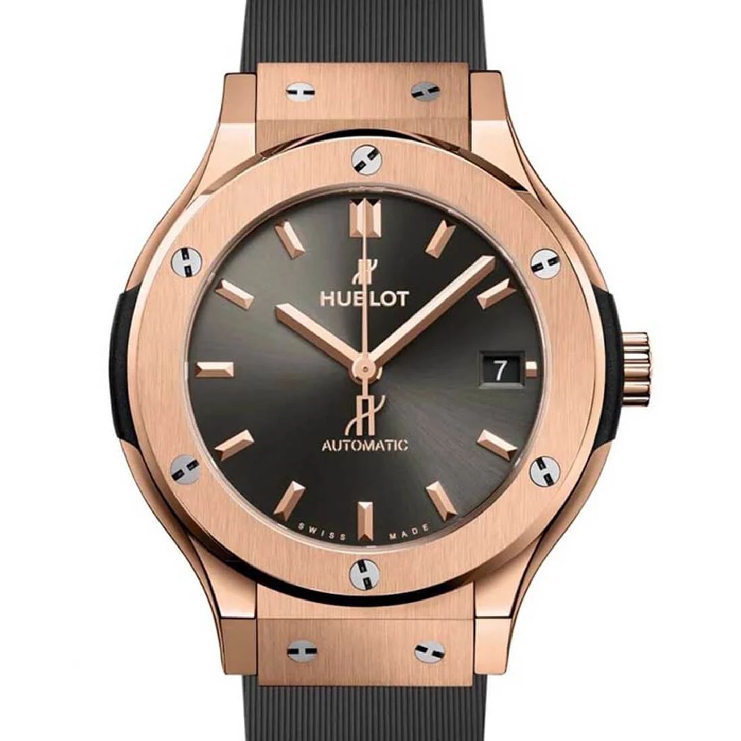 Hublot Classic Fusion Racing Grey 542.OX.7081.RX (2024) - Grijs wijzerplaat 42mm Roségoud (2/3)