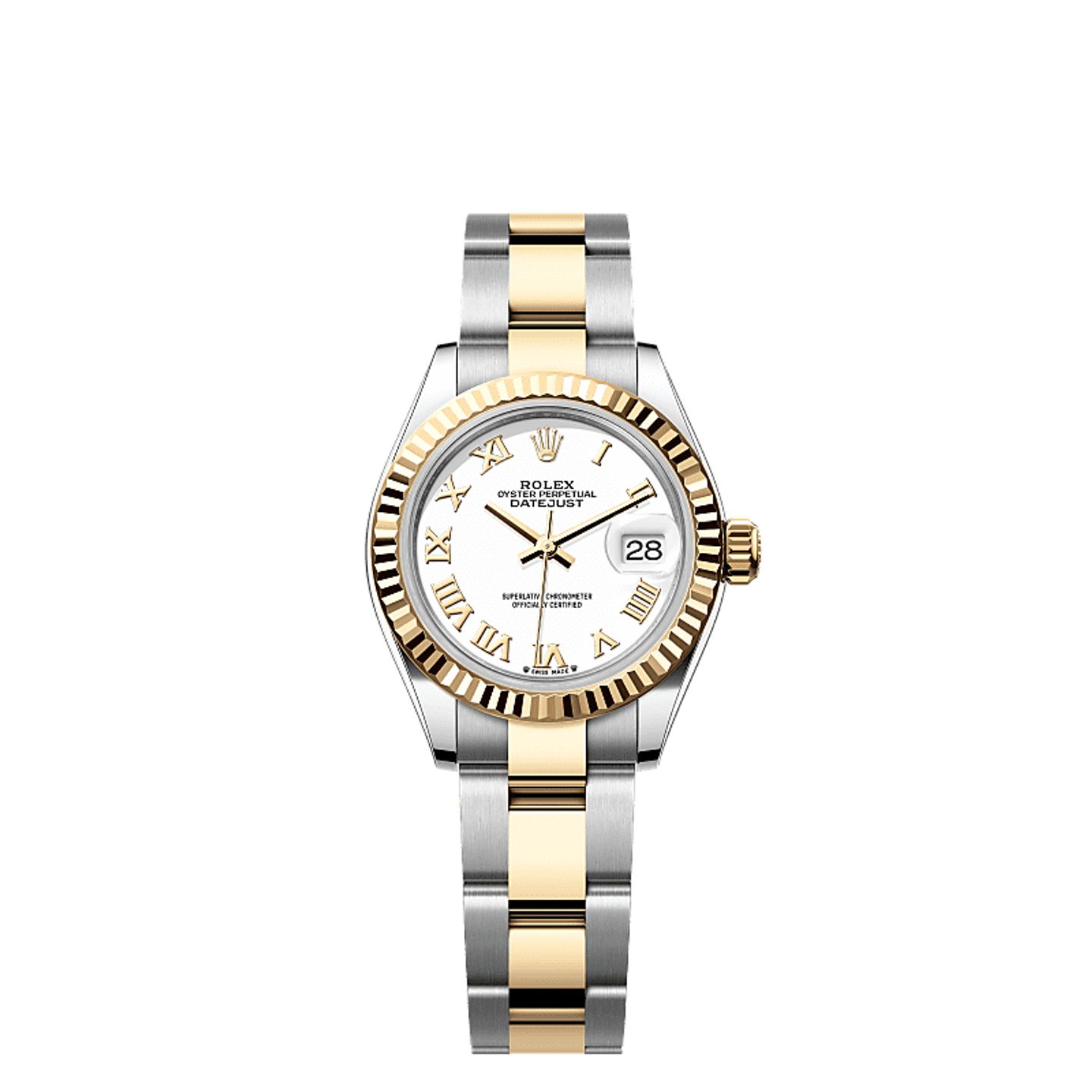 Rolex Lady-Datejust 279173 (2025) - White dial 28 mm Gold/Steel case (1/1)