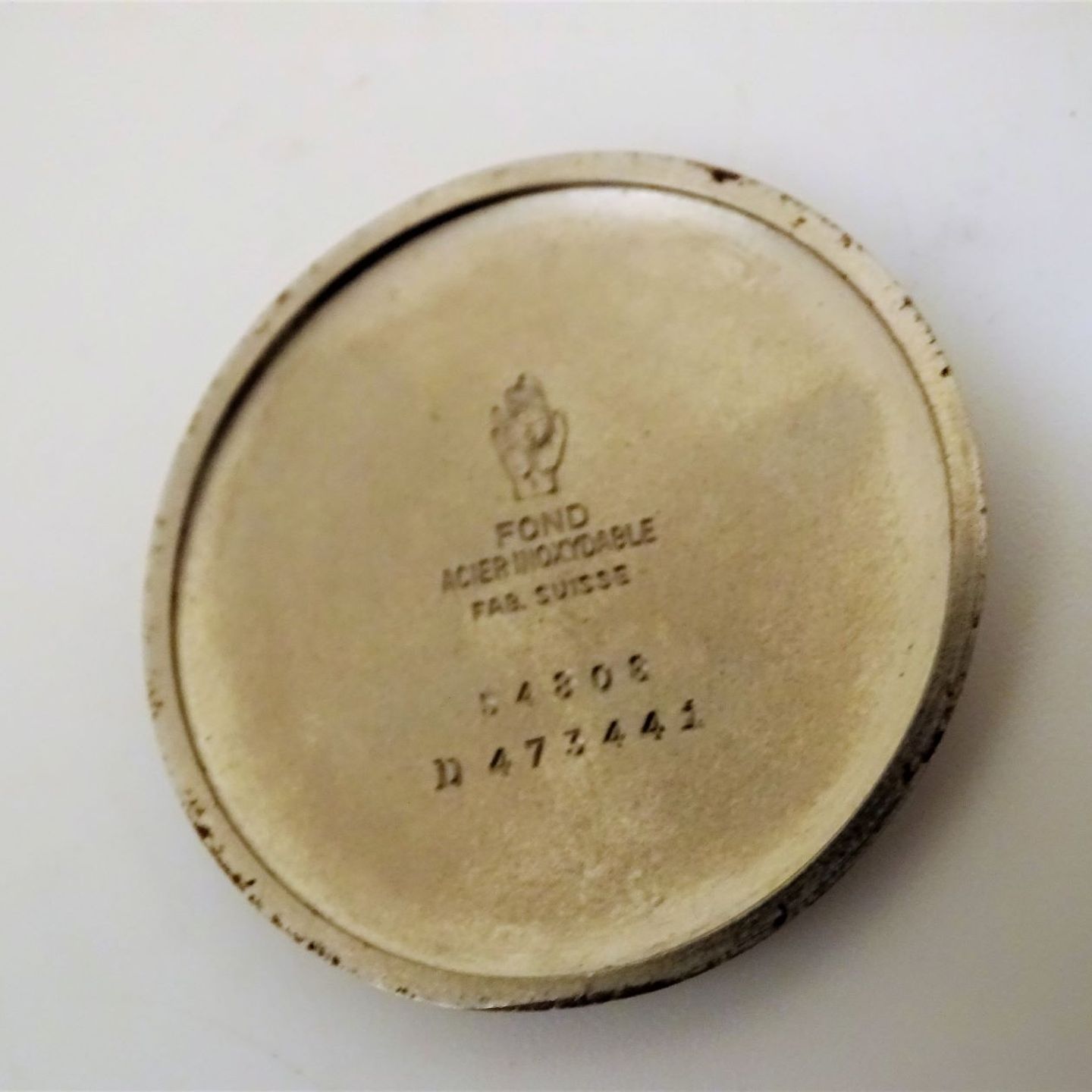 Movado Vintage Unknown (1948) - Silver dial 36 mm Gold/Steel case (7/7)
