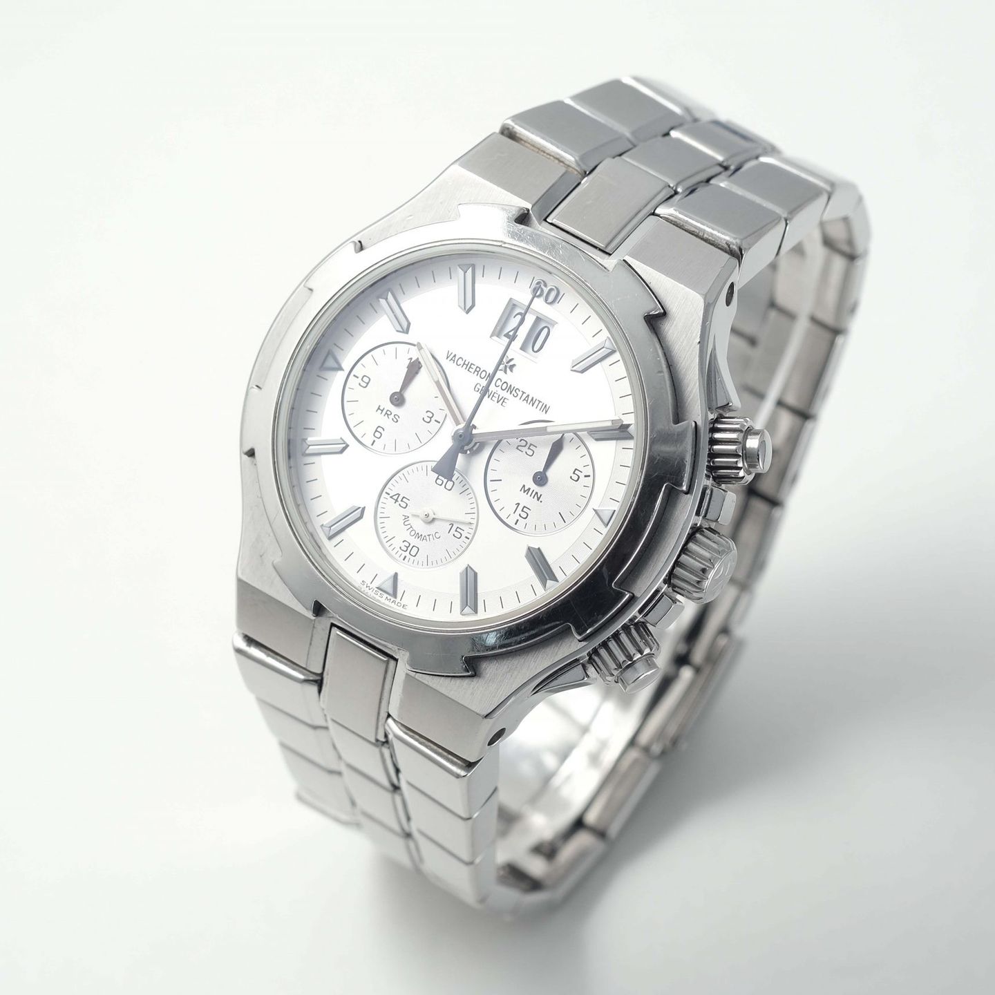 Vacheron Constantin Overseas Chronograph 49140/423A (2000) - Silver dial 40 mm Steel case (2/8)