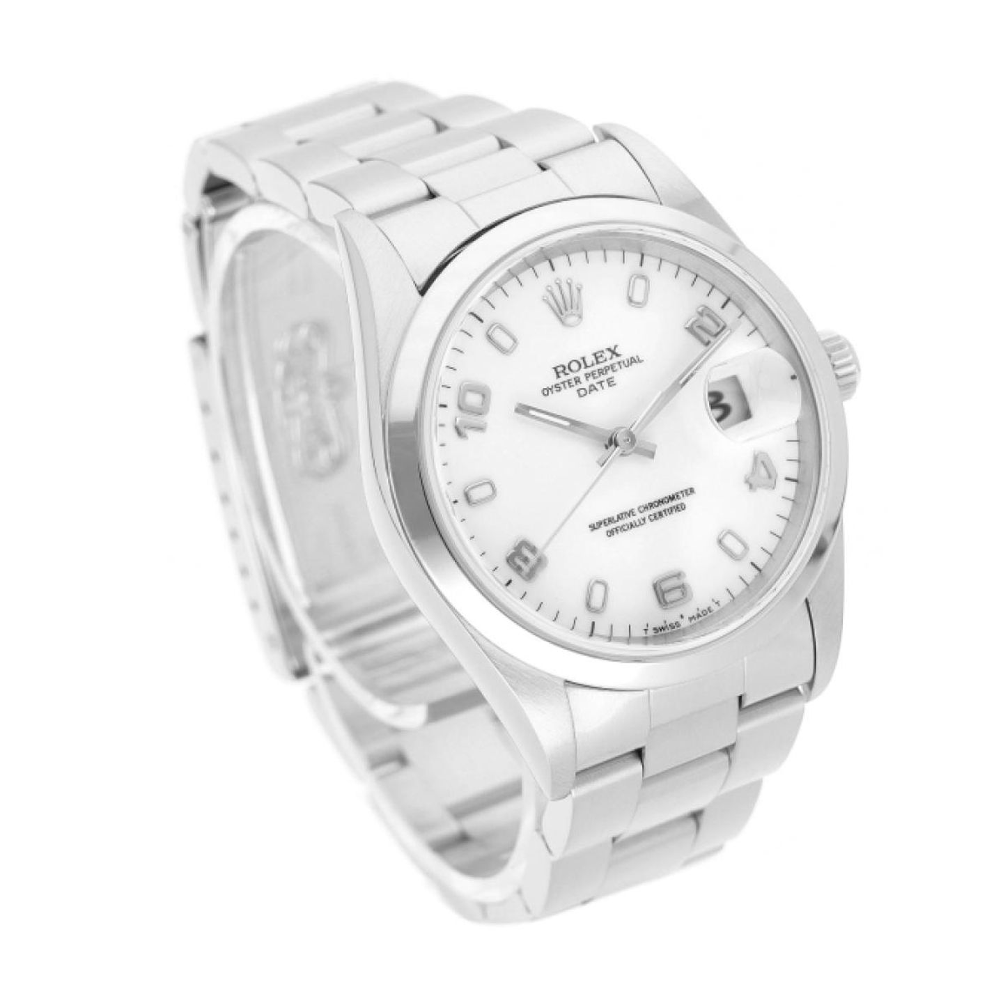 Rolex Oyster Perpetual Date 15200 (1998) - 34 mm Steel case (3/5)