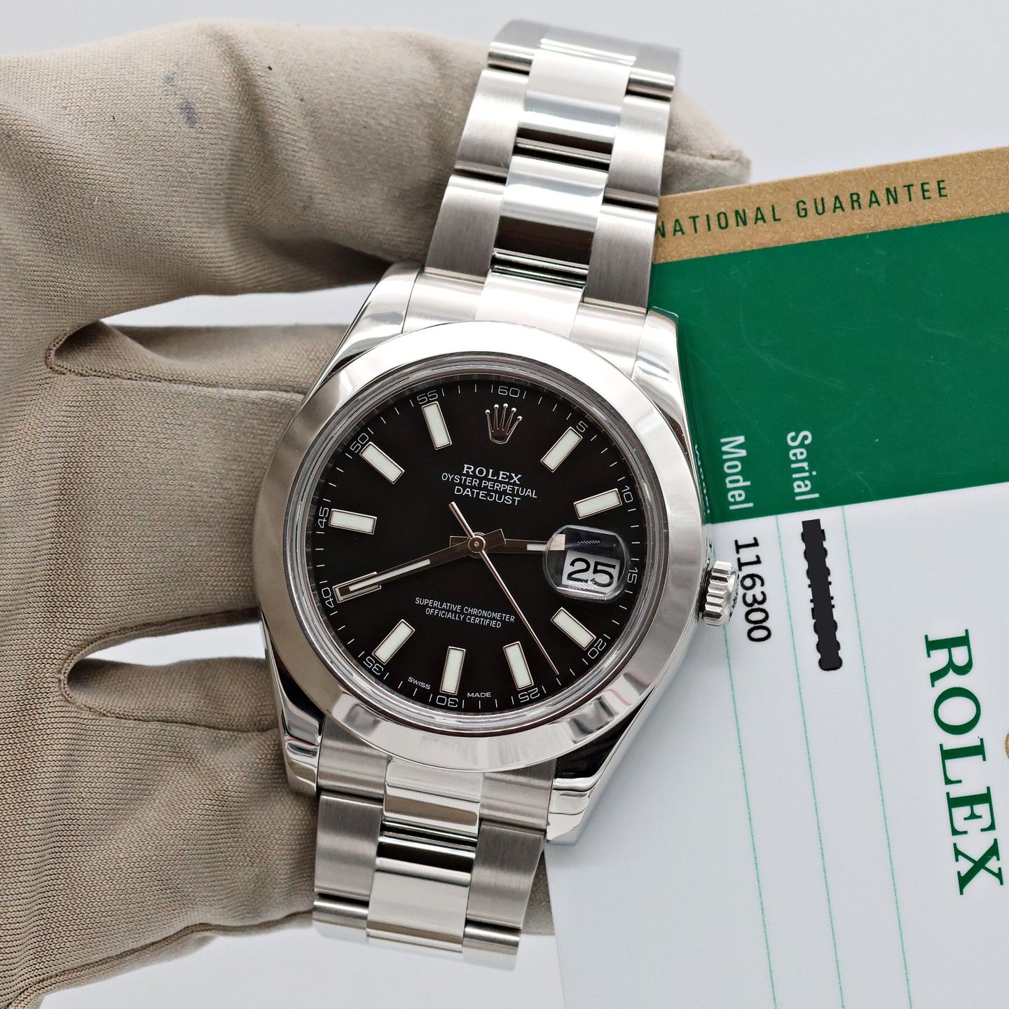 Rolex Datejust II 116300 (Onbekend (willekeurig serienummer)) - 41mm Staal (4/8)