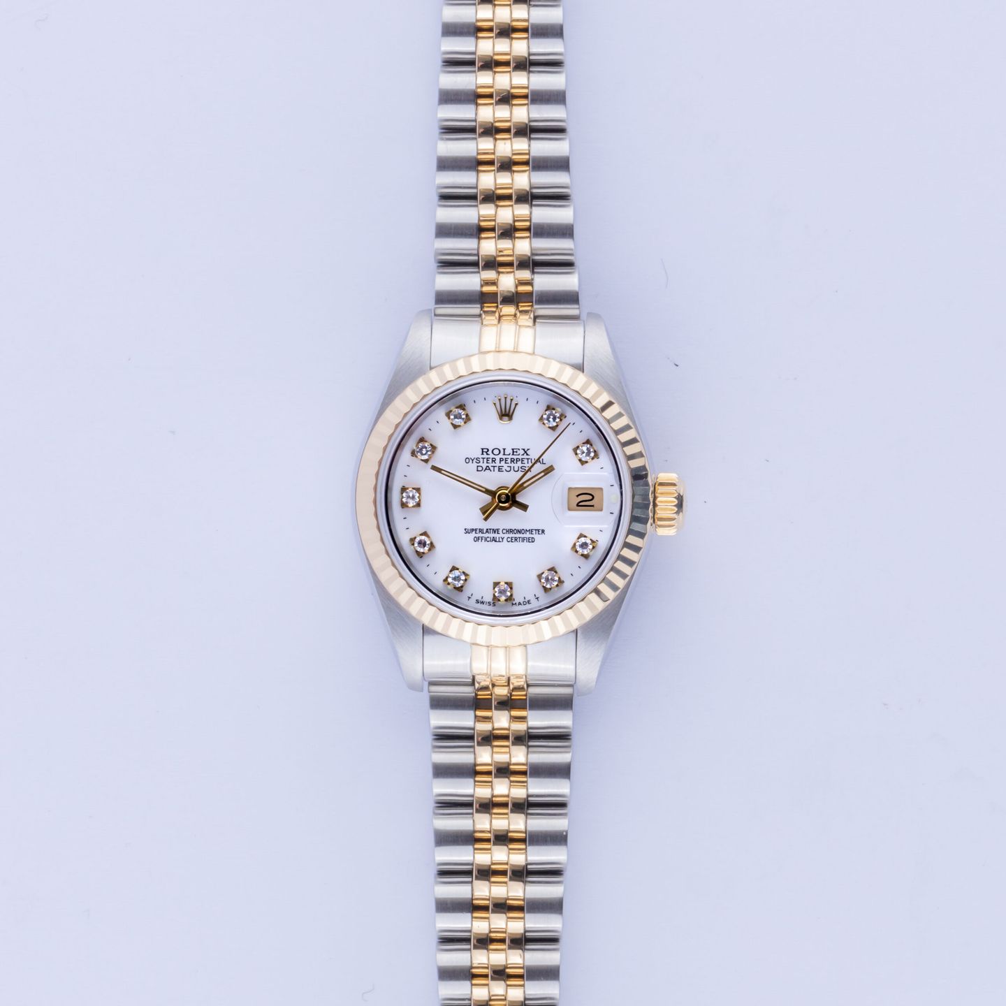 Rolex Lady-Datejust 69173 (1987) - 26mm Goud/Staal (3/8)