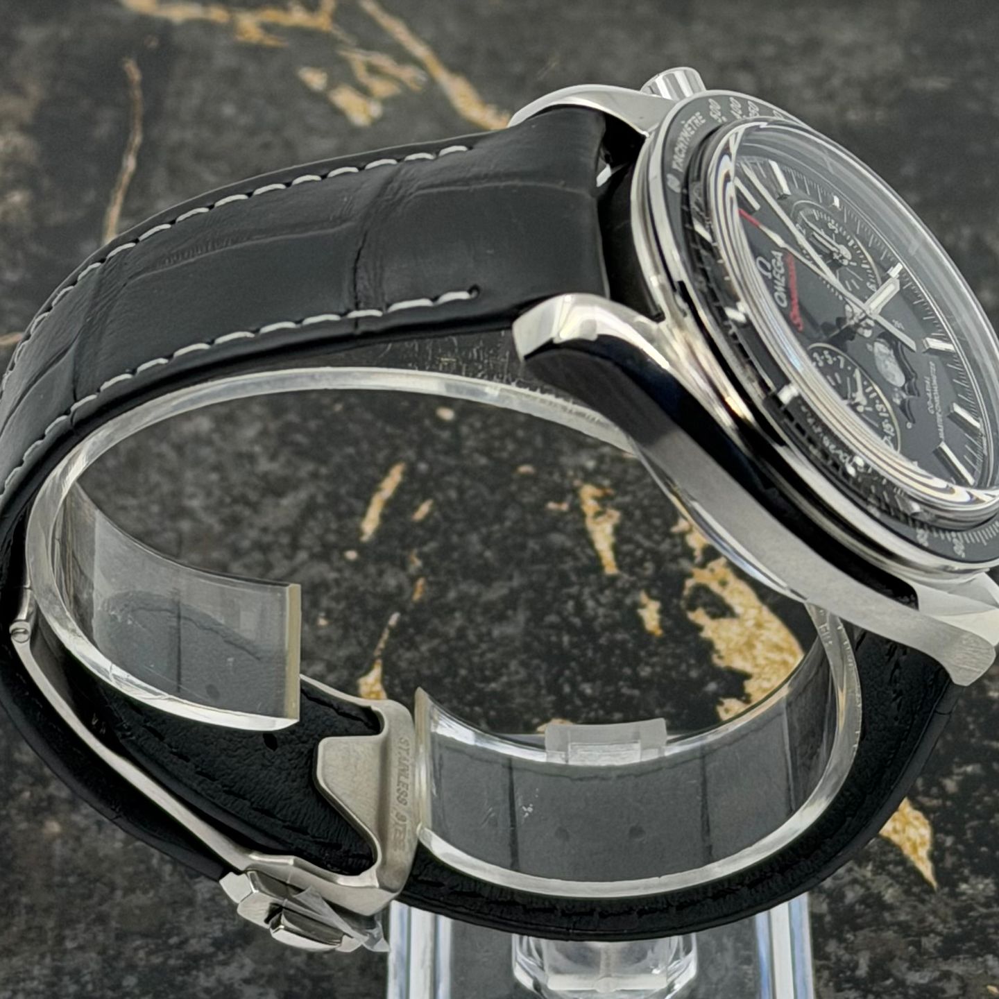 Omega Speedmaster Moonphase 304.33.44.52.01.001 (2026) - Zwart wijzerplaat 44mm Staal (6/8)