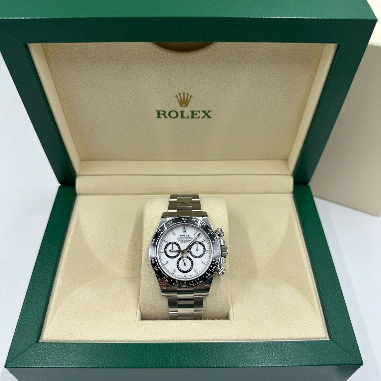 Rolex Daytona 126500LN (Onbekend (willekeurig serienummer)) - Wit wijzerplaat 40mm Staal (4/8)