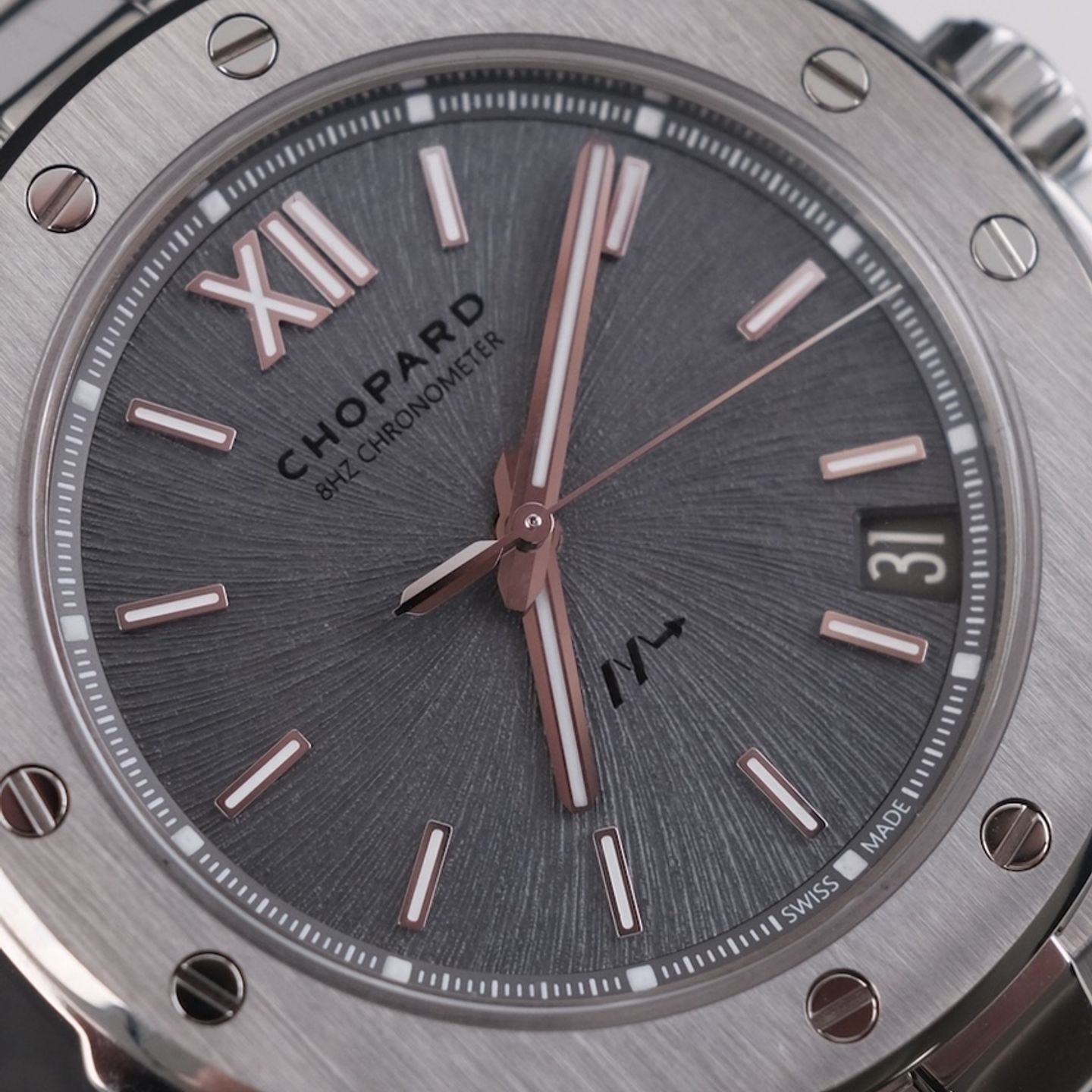 Chopard Alpine Eagle 298600-3005 (2022) - Grey dial 41 mm Titanium case (5/8)