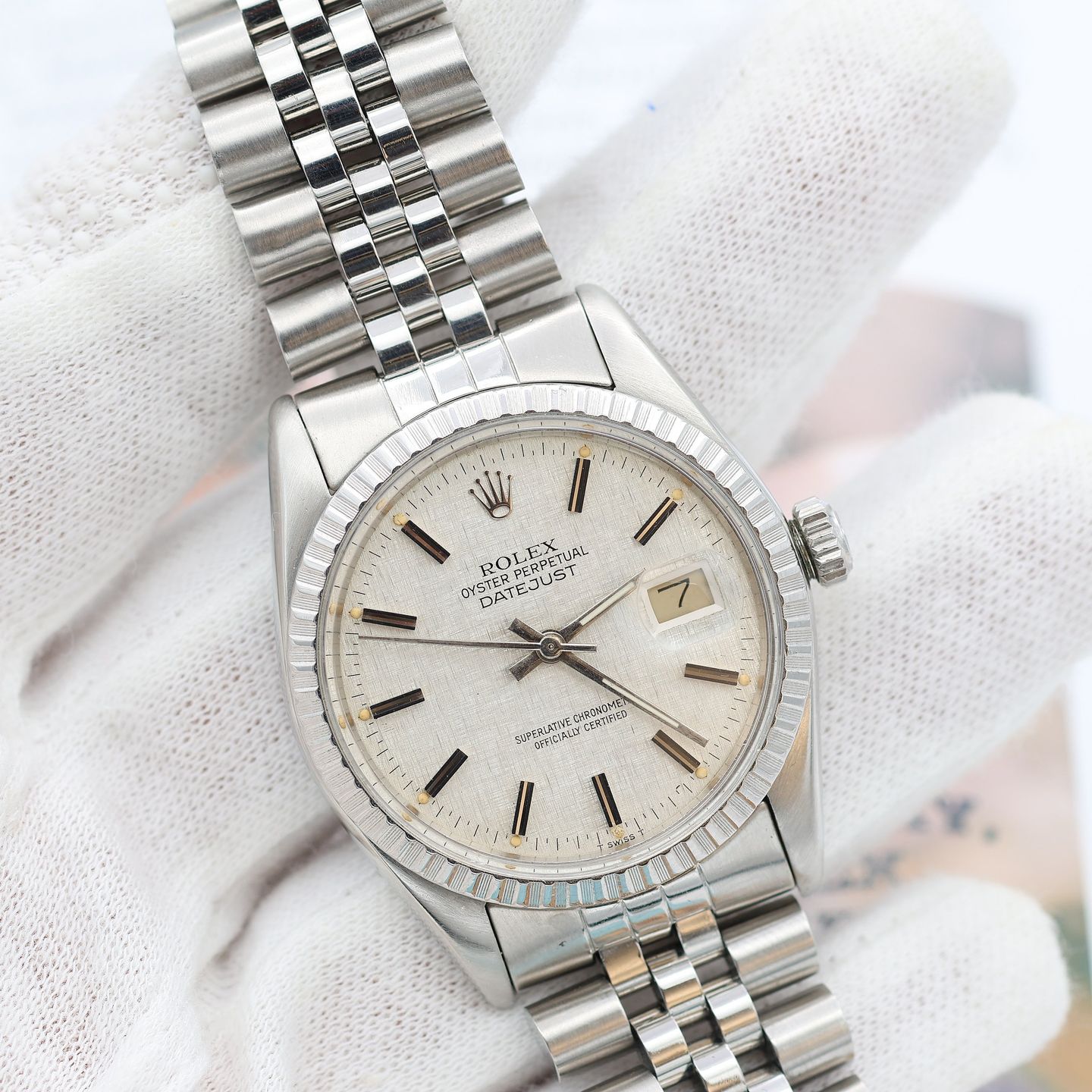 Rolex Datejust 36 16030 (Onbekend (willekeurig serienummer)) - Zilver wijzerplaat 36mm Staal (5/8)