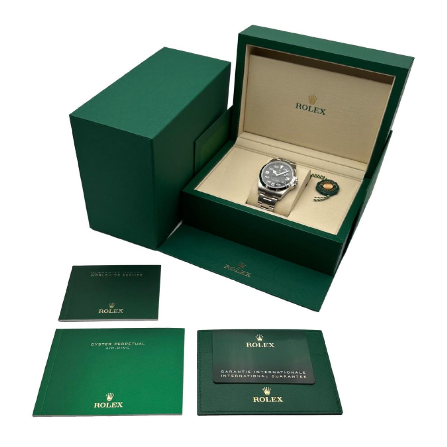 Rolex Air-King 126900 (2026) - Black dial 40 mm Steel case (5/5)