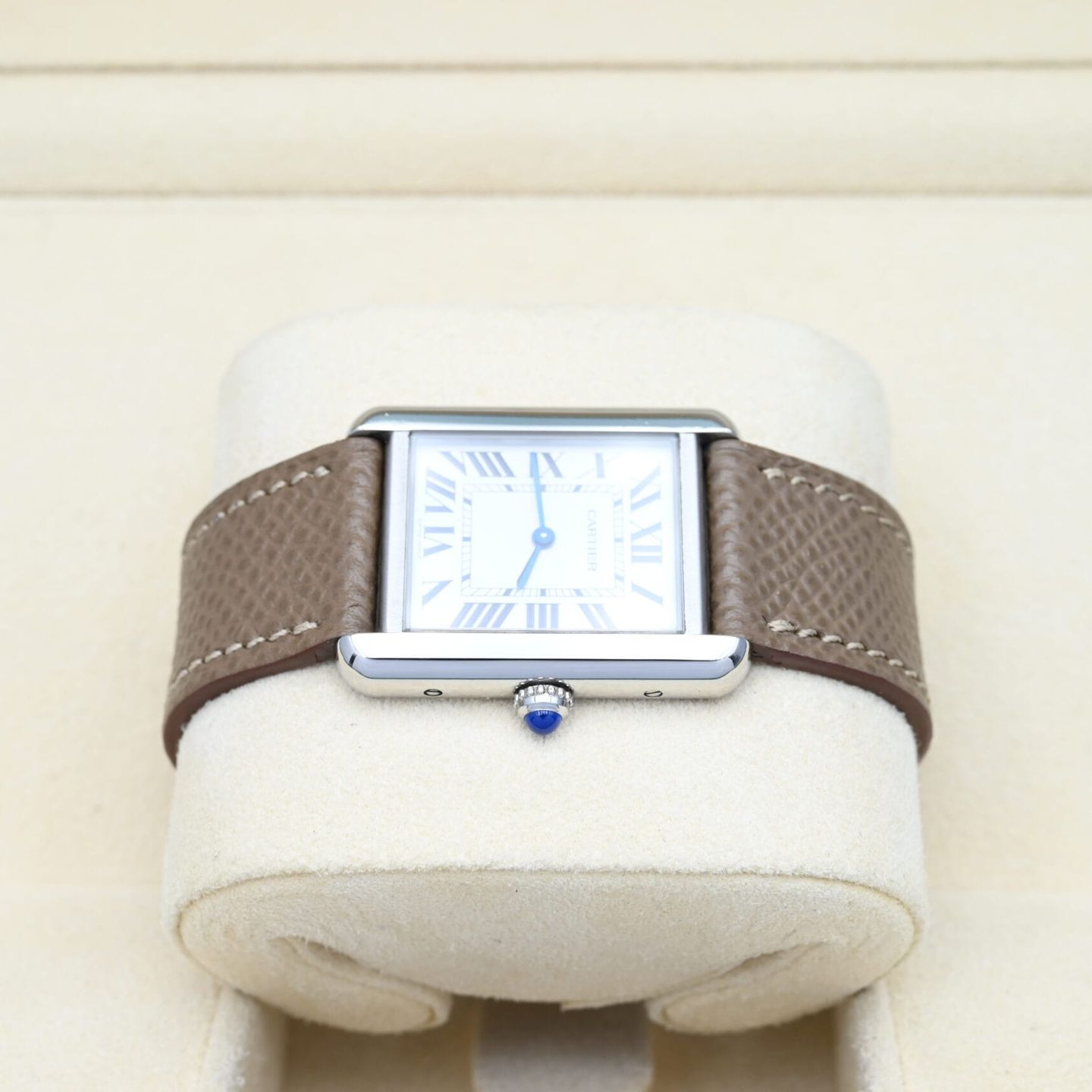 Cartier Tank Solo W5200005 (2014) - White dial 24 mm Steel case (4/8)