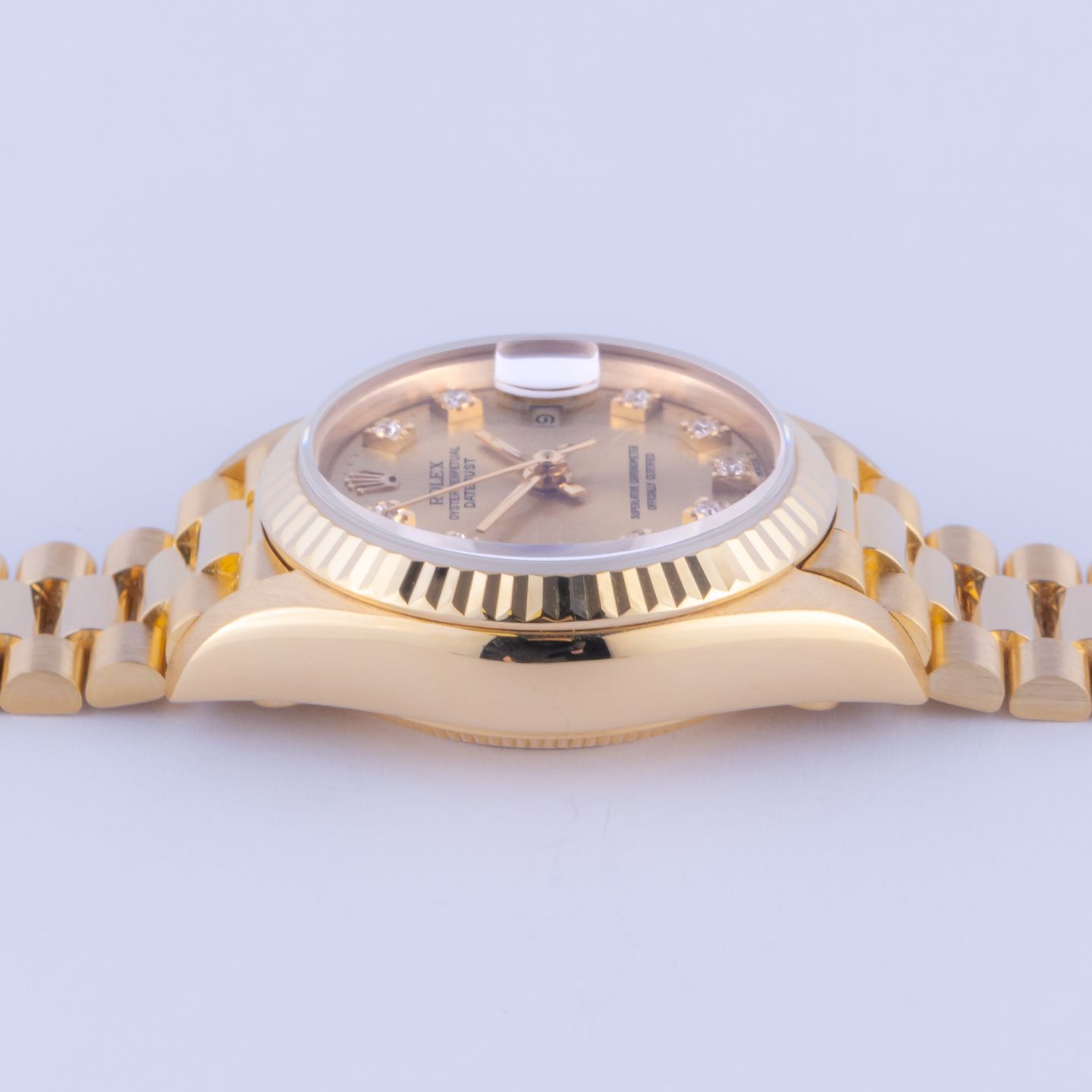 Rolex Lady-Datejust 69178 (1990) - 26 mm Yellow Gold case (5/8)