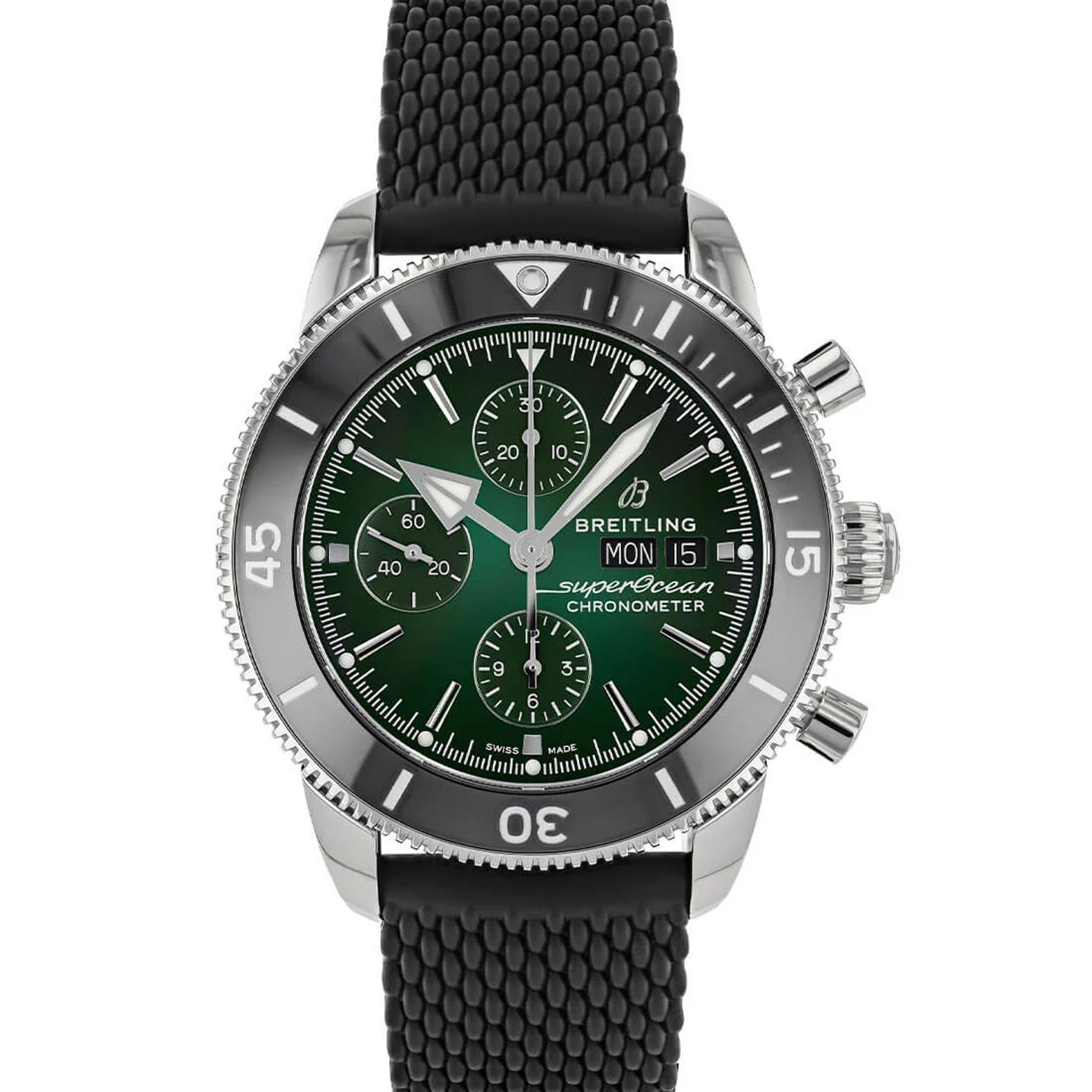 Breitling Superocean Heritage A13313121L1S1 (2023) - Green dial 44 mm Steel case (2/2)