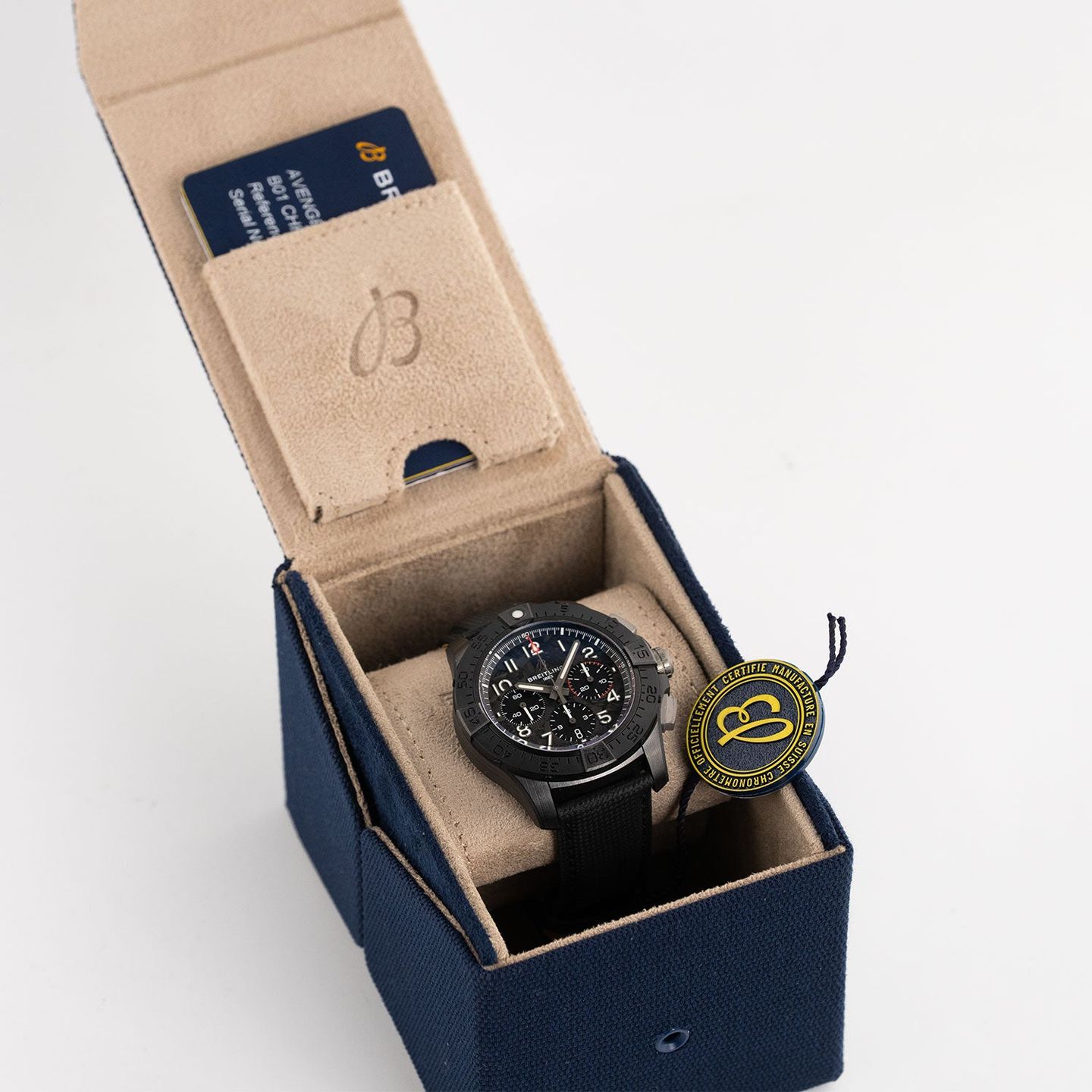 Breitling Avenger SB0147101B1X1 (2026) - Zwart wijzerplaat 44mm Keramiek (7/7)