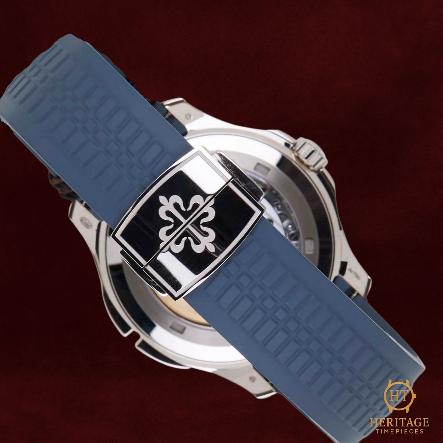 Patek Philippe Aquanaut 5164G-001 (2024) - Blauw wijzerplaat 41mm Witgoud (7/8)
