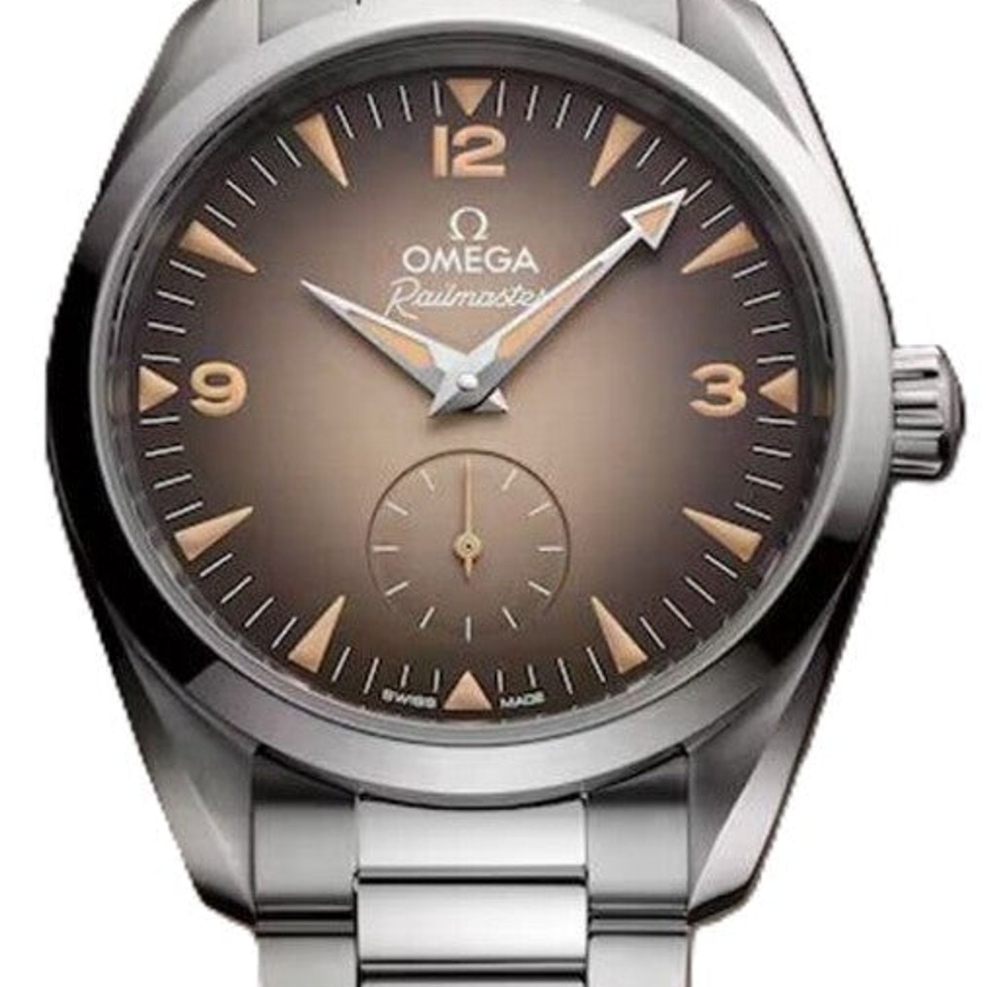 Omega Seamaster Railmaster 235.10.38.20.13.001 (2026) - Brown dial 38 mm Steel case (1/1)