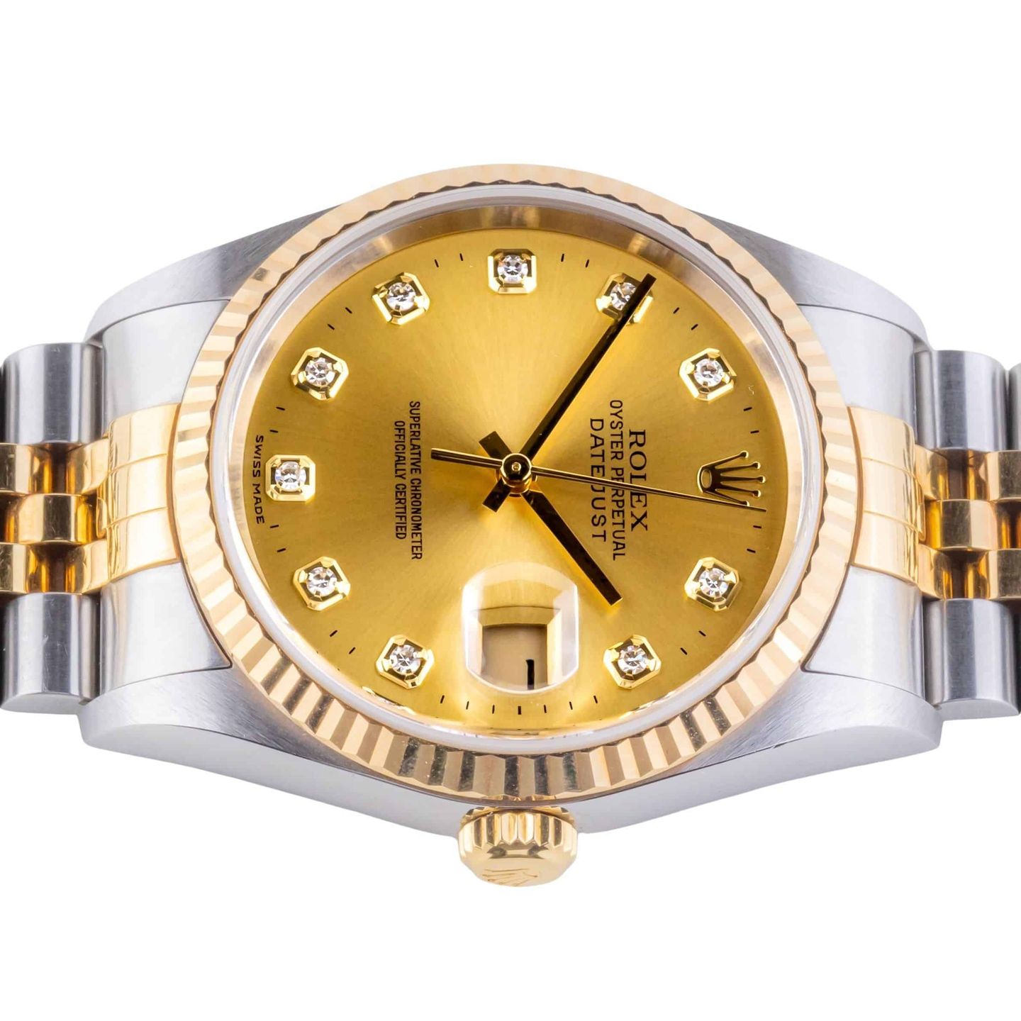 Rolex Datejust 36 16233 (2002) - 36 mm Gold/Steel case (5/8)